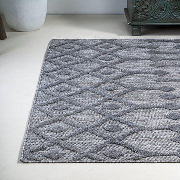 Peralta Moroccan Diamond Indoor/outdoor Area Rug